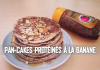 pan-cakes protéinés à la banane
