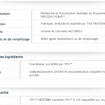 prodilf du produit