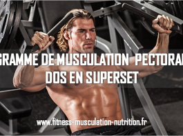 pectoraux en superset