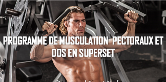 pectoraux en superset