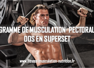 pectoraux en superset